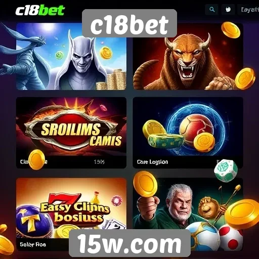 Opções de jogos disponíveis na c18bet